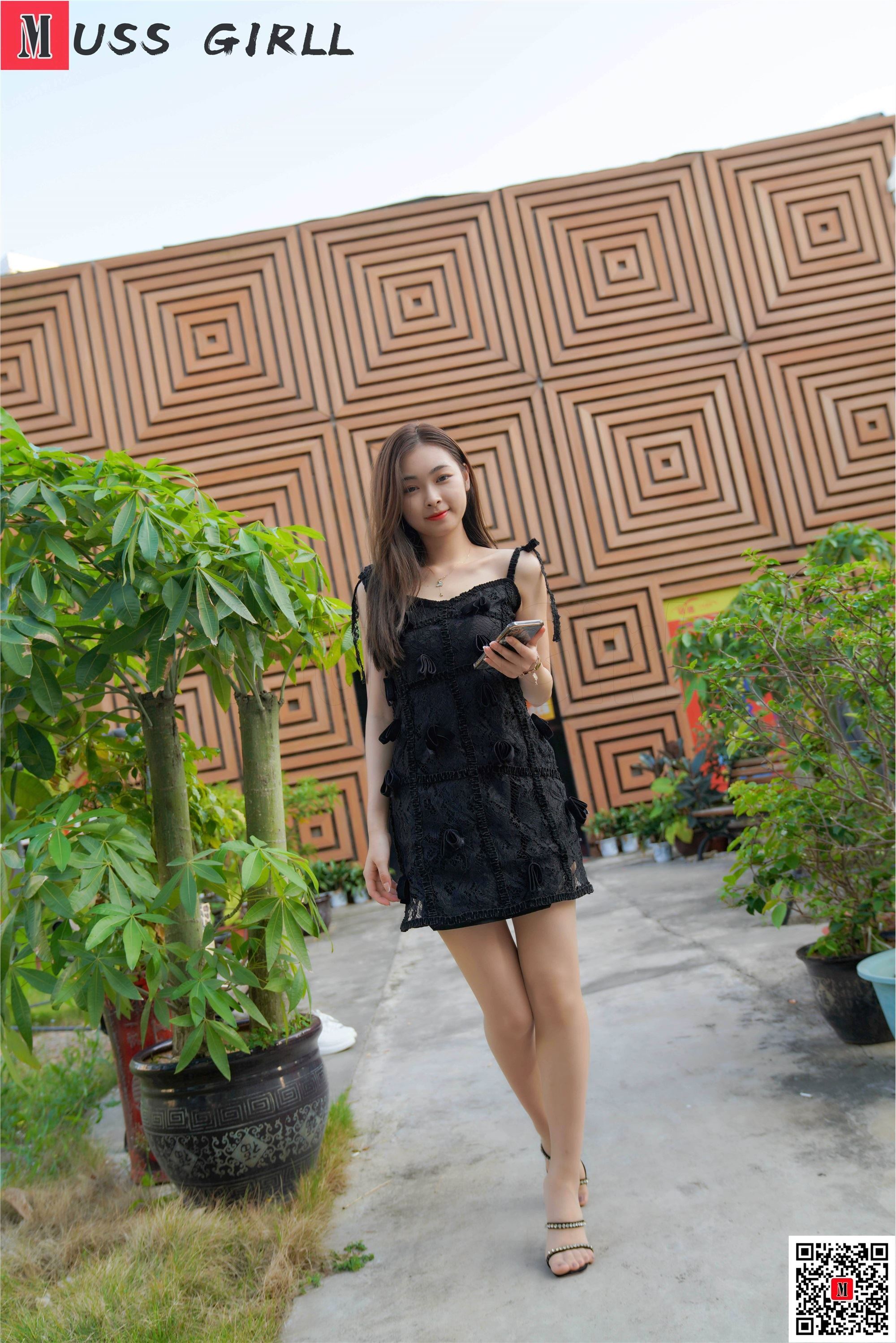 MussGirl慕丝女郎  NO.177 蕾丝包臀裙肉丝